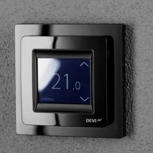 Терморегулятор сенсорный Devireg Touch, черный 140F1069 Devi
