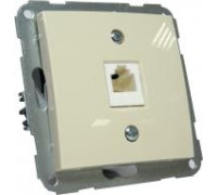 Механизм компьютерной розетки RJ-45, слоновая кость, Fiorena