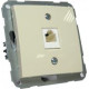 Механизм компьютерной розетки RJ-45, слоновая кость, Fiorena