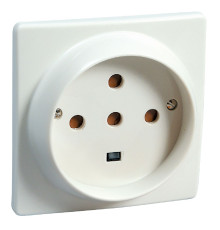 Розетка для электроплит 32A, 3 фазы, 55817 Legrand, слоновая кость