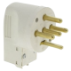 Вилка для электроплит 32A, 3 фазы, 55807 Legrand, слоновая кость
