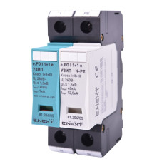 УЗИП e.PO I 1+1 e 280V/7kA класс I+II+III, 1 полюс + N-PE, моноблок
