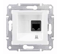 Компьютерная розетка RJ45, белый, SDN4300121 Schneider Sedna