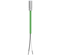 Датчик температуры PT1000 1.5м IP68 6x20, -50 110°C, зеленый
