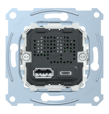 USB-розетка тип A+C, 45Вт, с поддержкой PD