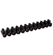 Клеммная колодка делимая, 12групп 60 А, черная, e.tc.stand.12.25.black Enext