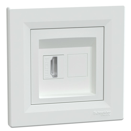 Розетка HDMI, белый, EPH4500121 Schneider Asfora