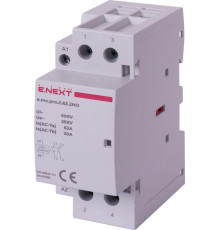 Модульный контактор 63А 2р 2NO, катушка 24В, e.mc.pro.2.63.2NO.24DC