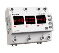 Реле напряжения 40А трехфазное, VP-3F40A M6R DigiTop
