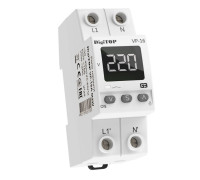 Реле напряжения 16А в компактном корпусе, белая индикация, VP-16A M2W DigiTop