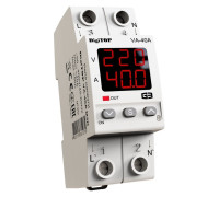 Реле напряжения с контролем тока 40А, VA-40A M2R DigiTop