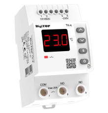 Терморегулятор 16А на din-рейку, ТК-4 Digitop