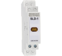 Сигнальный индикатор желтый, 230V AC/DC, SLD-1