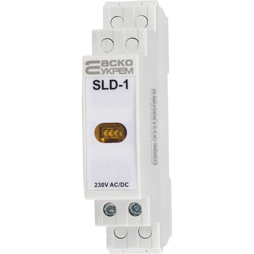 Сигнальный индикатор желтый, 230V AC/DC, SLD-1 A0140030033