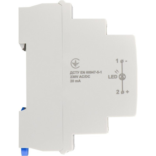 Сигнальный индикатор белый, 230V AC/DC, SLD-1 A0140030035