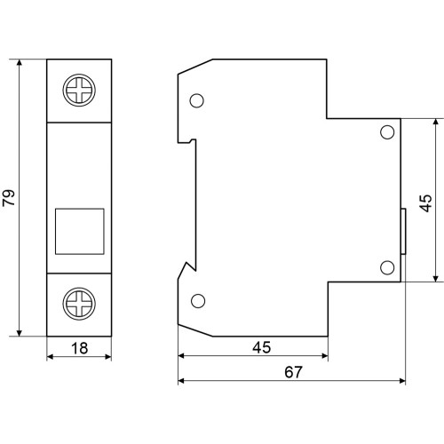 Сигнальный индикатор белый, 230V AC/DC, SLD-1 A0140030035
