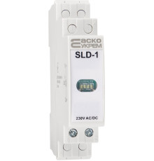 Сигнальный индикатор белый, 230V AC/DC, SLD-1