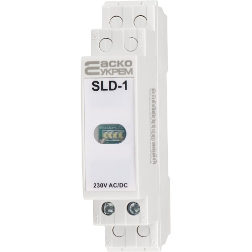 Сигнальный индикатор белый, 230V AC/DC, SLD-1 A0140030035
