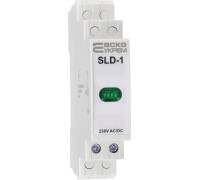 Сигнальный индикатор зеленый, 230V AC/DC, SLD-1