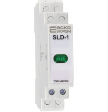Сигнальный индикатор зеленый, 230V AC/DC, SLD-1