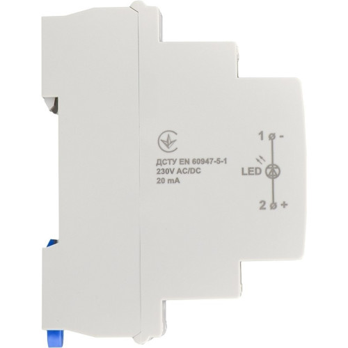 Сигнальный индикатор синий, 230V AC/DC, SLD-1 A0140030034