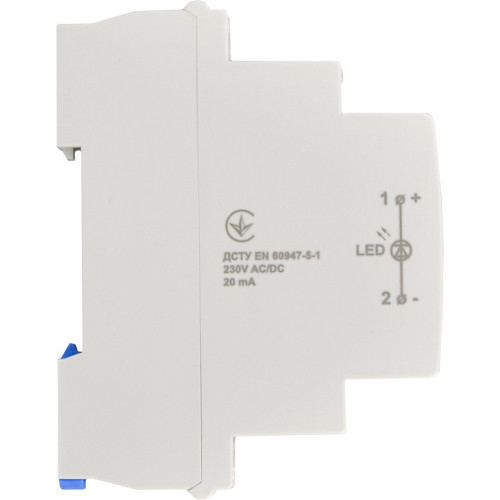 Индикатор на дин-рейку красный, узкий, 230V AC/DC, SLD-1H A0140030001