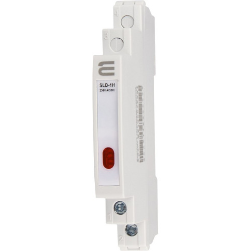 Индикатор на дин-рейку красный, узкий, 230V AC/DC, SLD-1H A0140030001