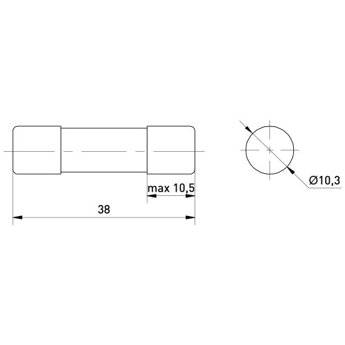 Предохранитель 20A для защиты солнечных панелей и инверторов, 10x38, gPV, 1000VDC, e.fuse.gpv.1038.20 ENEXT