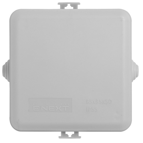 Распределительная коробка 85х85х58, IP55. e.db.stand.85.85.50u Enext s027040