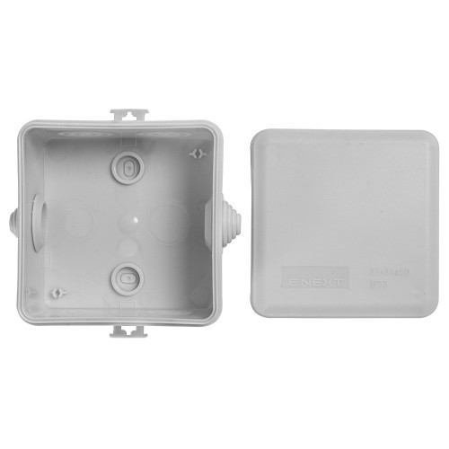 Распределительная коробка 85х85х58, IP55. e.db.stand.85.85.50u Enext s027040