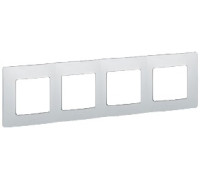 Рамка 4 поста, белый, 672504 Legrand Etika