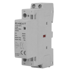Модульный контактор 25А 2р 1NO+1NC, катушка 24В, e.mc.pro.2.25.1NO+1NC