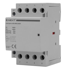 Модульный контактор 63А 4р 4NO, катушка 24В, e.mc.pro.4.63.4NO.24DC