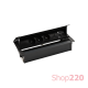 Выдвижной блок розеток в столешницу 3x220В + HDMI + 2xKeystone для RJ45, черный, S487 Simon