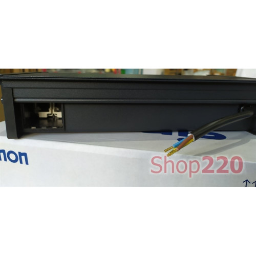 Выдвижной блок розеток в столешницу 3x220В + HDMI + 2xKeystone для RJ45, черный, S487 Simon