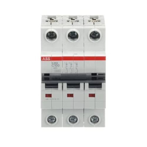 Автомат 100А, 3 полюса, тип C, S203-C100 ABB 2CDS253001R0824