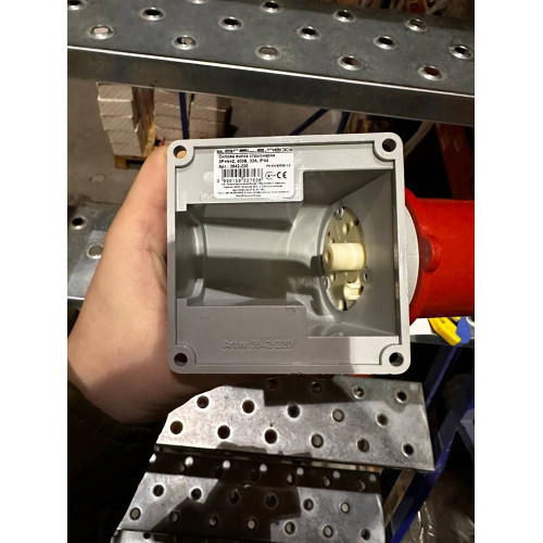 Силовая вилка стационарная 3P+N+Z, 400В, 32А, IP44, Tarel 3642-220