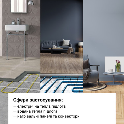 Терморегулятор недельный программируемый terneo pro с белой рамкой