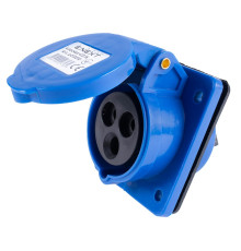 Силовая встраиваемая розетка 3п., 230В, 16А, e.socket.pro.3.16.wall Enext
