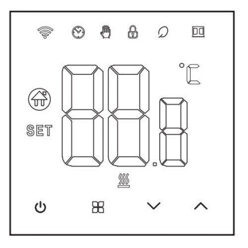 Wi-Fi терморегулятор с большим сенсорным экраном + Tuya, черный, terneo nx black