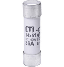 Предохранитель 36А gPV 14x51, 1000В, ETI 2637115