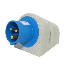 Вилка настенная 32A, 230V, 2P+PE, IP44 EP-3232