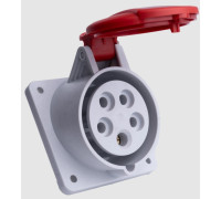 Розетка встроенная 16A, 400V, 3P+N+PE, IP54 EE-1653 N