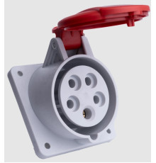 Розетка встроенная 16A, 400V, 3P+N+PE, IP54 EE-1653 N