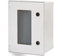 Шкаф полиэстеровый с окном В400xШ300xГ200, IP66, 2 замка, EPC-W 40-30-20