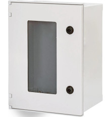 Шкаф полиэстеровый с окном В400xШ300xГ200, IP66, 2 замка, EPC-W 40-30-20