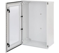 Шкаф полиэстеровый с окном В800xШ600xГ300, IP66, 2 замка, EPC-W 80-60-30