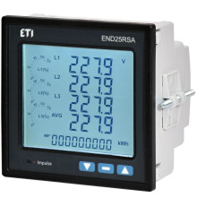Анализатор сети END25-RSA (96x96мм, RS-485, 2 контакта)