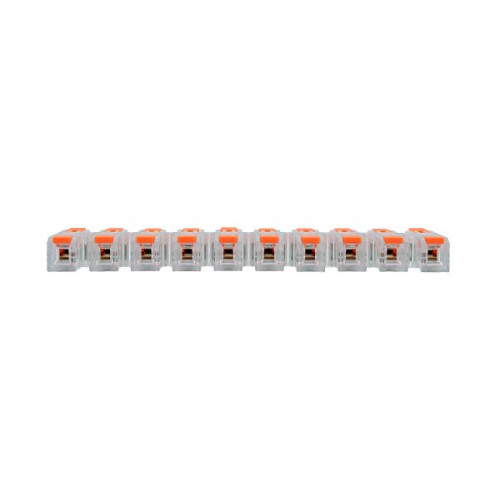 Клеммная колодка на 10 соединений, безвинтовой контакт, DF-3012-10 A0130010210