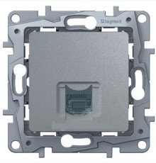Компьютерная розетки RJ45, алюминий, 672453 Legrand Etika